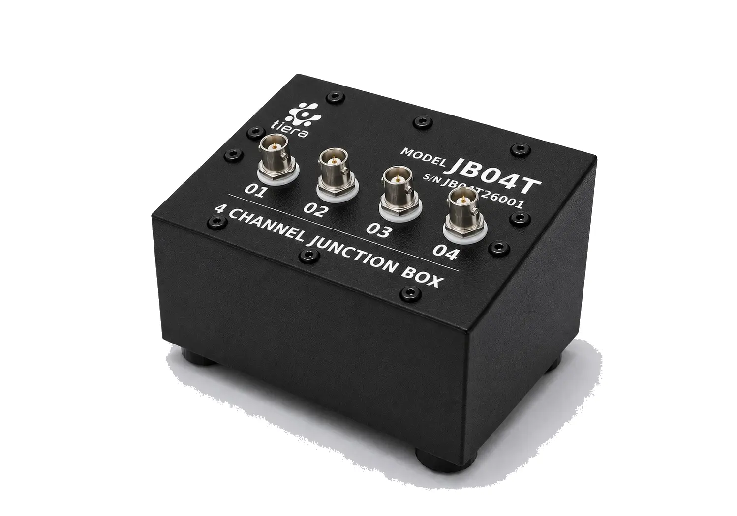 JB04T — 4-Channel BNC Junction Box / Patch Panel