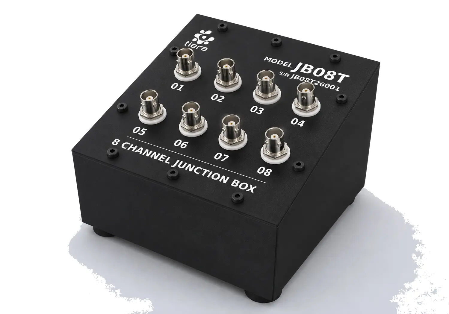 JB08T — 8-Channel BNC Junction Box / Patch Panel