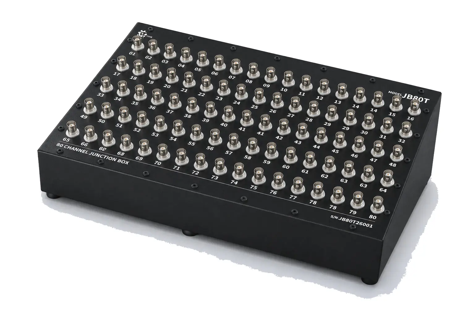 JB80T — 80-Channel BNC Junction Box / Patch Panel