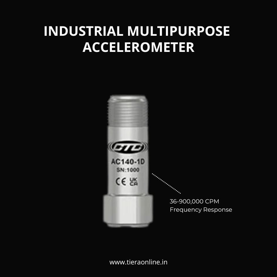 AC140-1D LOW COST MINIATURE INDUSTRIAL MULTIPURPOSE ACCELEROMETER