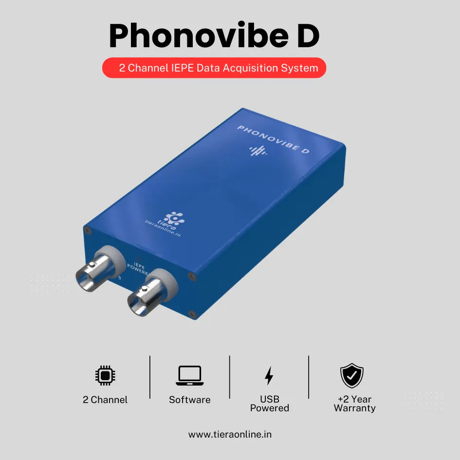 2 Channel IEPE Data Acquisition System – Phonovibe D