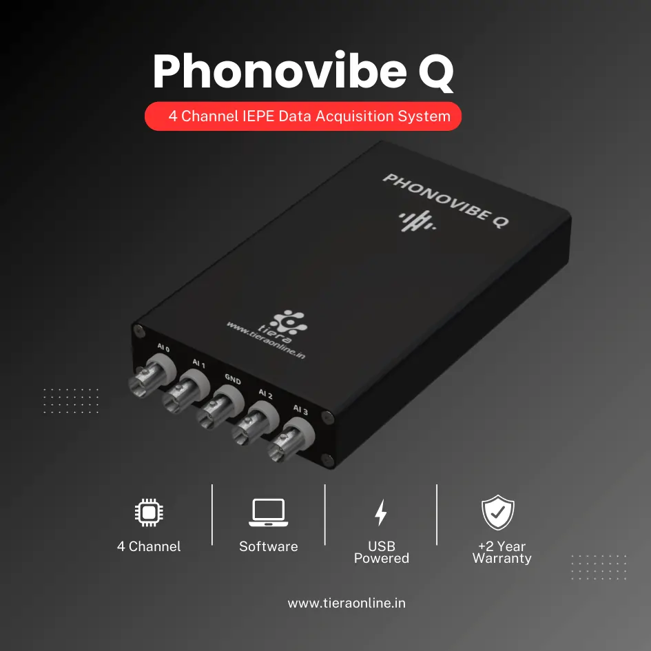4 Channel IEPE Data Acquisition System – Phonovibe Q