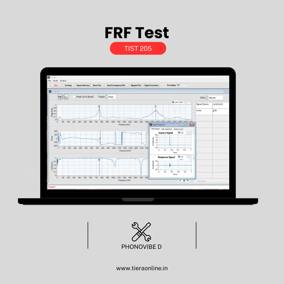 TIST 205 – FRF Test (Phonovibe D)
