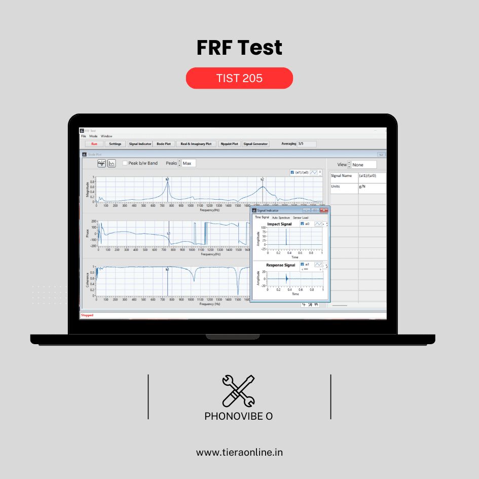 TIST 205 – FRF Test (Phonovibe O)