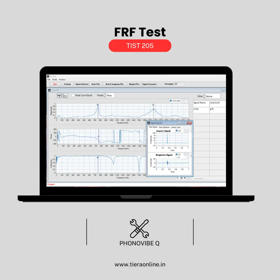 TIST 205 – FRF Test (Phonovibe Q)