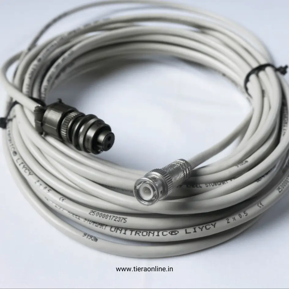 Vibration Sensor Cable – Amphenol 2 Pin MIL to BNC